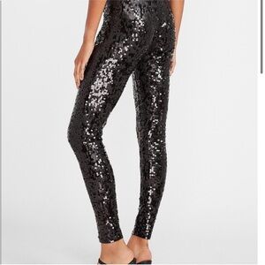 NWOT Express Sequin Leggings
